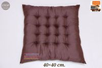 เบาะรองนั่งใยฝ้าย ขนาด 40×40×7cm. OTOP Tom Thai Pillow