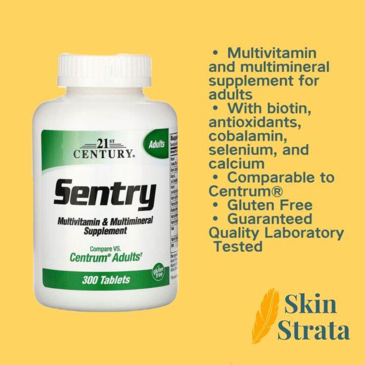 21st Century Sentry Adult Multivitamin & Multimineral Supplement
