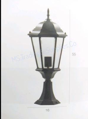 SL-11-5020S/BK E27ไฟสนามไฟหัวเสา(นอกบ้าน)รหัสสินค้า SL-11-5020S/BK Bollard Light Outdoor Post Light