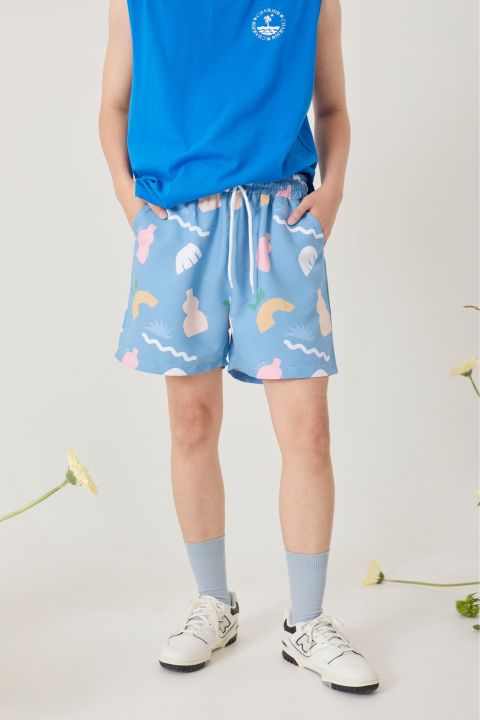 กางเกงขาสั้น-flower-amp-sea-shorts