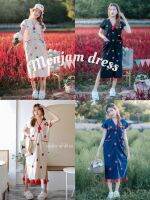 พร้อมส่ง✨Monjam dress เดรสผ้าฝ้ายฟอกนุ่ม  งานปักแต่งพู่?