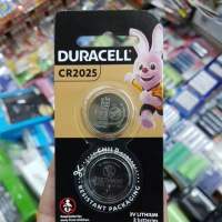 ถ่าน Duracell CR2025 3V  จำนวน 2ก้อน ของแท้บริษัทมีข้อมูลภาษาไทยด้านหลังแพค