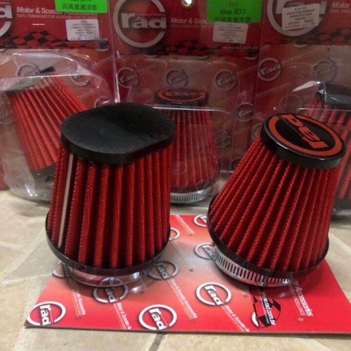 RAD RACING AIR FILTER HI FLOW Raider Mio m3 rs150 Tfx mt15 r15 fz