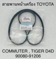 สายพานหน้าเครื่อง TOYOTA  COMMUTER , TIGER D4D  9008091206