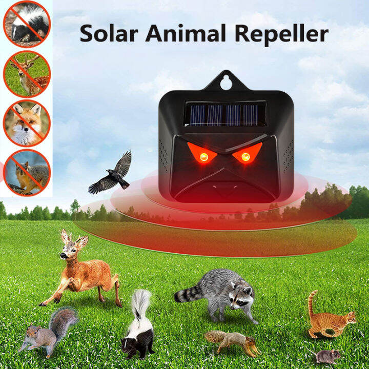 【Mouse Nemesis】Solar Owl Shaped Ultrasonic Animal Repellent Ultrasonic