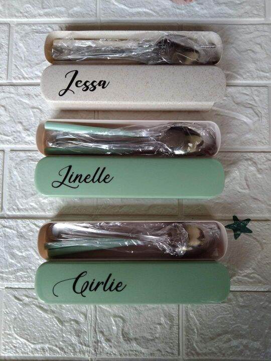 Personalized Spoon and fork with chopsticks and case Lazada PH