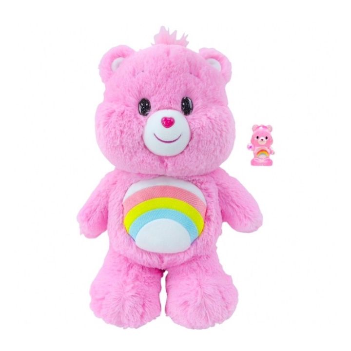 aus-pre-order-สินค้าใหม่-พร้อมส่ง-ฟรีโมเดล-ooshie-ตุ๊กตาแคร์แบร์-carebears-35cm-plush-amp-ooshies-figure-นำเข้าแท้