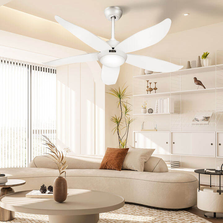 FENGYUN Ceiling Fan Light with Remote Control, 48 Inch ThreeSpeed AC