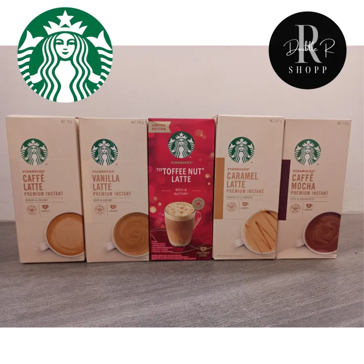 Starbucks Premium Instant 5 sachet(toffee nut latte 4 sachet) Lazada PH