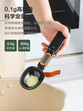 500g/0.1g Portable LCD Digital Kitchen Scale Measuring Spoon Coffee Sugar  Gram Electronic Spoon Weight Volumn Food Scale