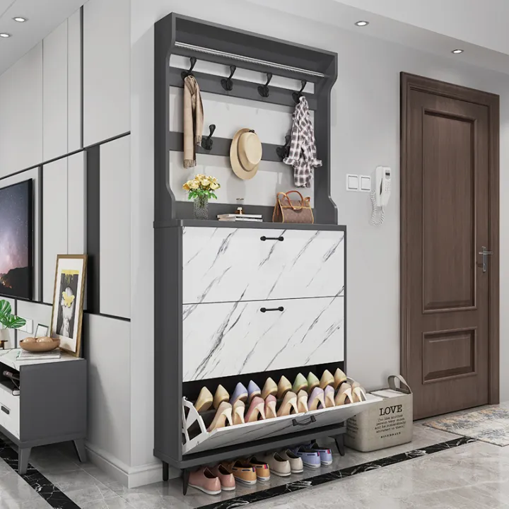 ItalianStyle Light Luxury UltraThin Shoe Home Door Flip