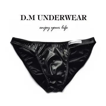 D.M men's underwear low waist sexy solid color cartoon cute thong