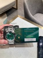 Brand New Rolex Oyster Perpetual Green Dial 36mm 12600 Full set 26/11/2022 มีใบตรวจจาก EPW