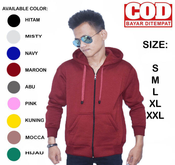 Jaket sweater outlet zipper