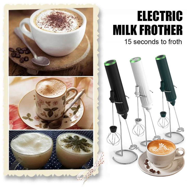 Electric Milk Frother Froth Maker Usb Rechargeable Stainless Steel