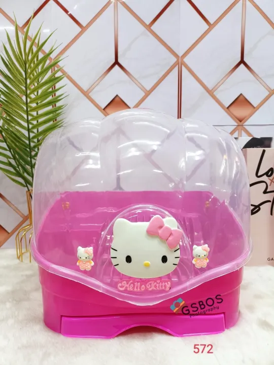 DISH DRAINER HELLOKITTY w/BOX ( pink ) Lazada PH