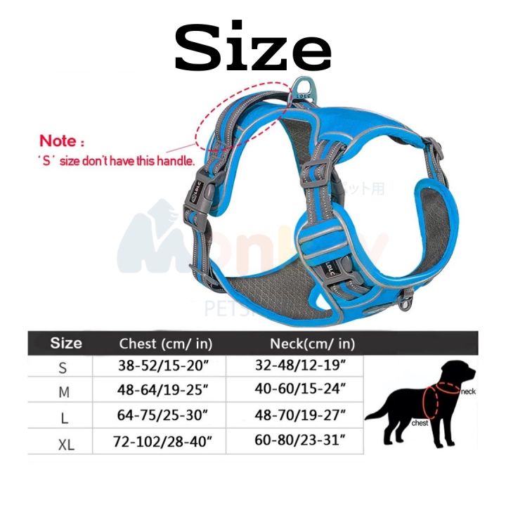 สายรัดอก-สายจูงสัตว์เลี้ยง-ldlc-สายรัดตัว-เอี๊ยมแมว-ชุดรัดอก-สายจูงรัดอก-เสื้อรัดอก-มีแถบสะท้อนแสง-monkey