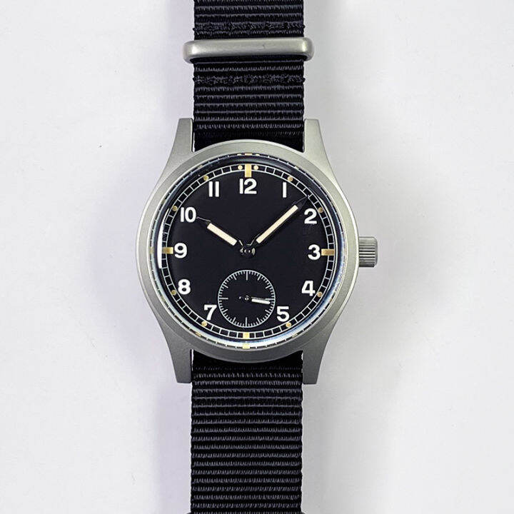 Baltany D12 Quartz Watch Vintage Small Seconds 36mm Dial Bubbleback