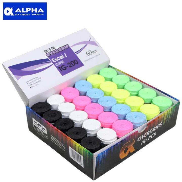 Authentic Alpha Alpha Sweat Absorbing Tennis Rackets Badminton Racket