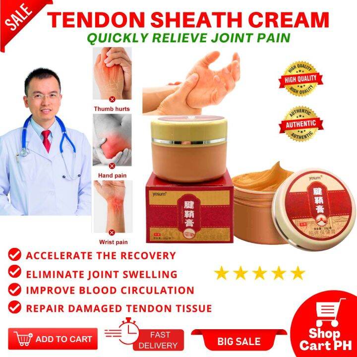 100% ORIGINAL Tendon Sheath Therapy Tenosynovitis Creams Pain Oil 50g ...