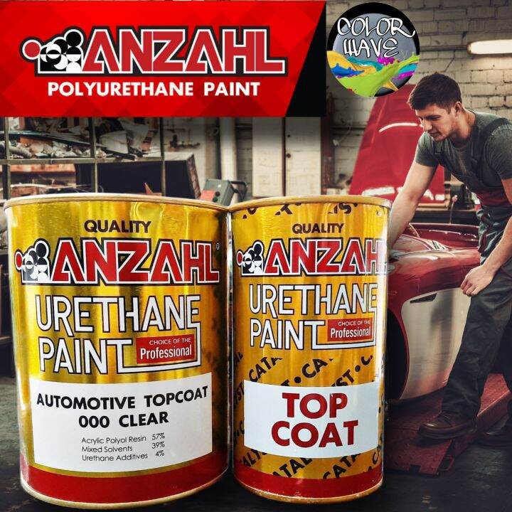 ANZAHL AUTOMOTIVE 100 TOP COAT CLEAR (1liter) Lazada PH