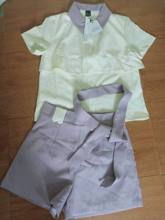 เซ็ตกางเกง-ป้าย-classy-sz-m