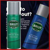 Brut  Deodorant (Hot in England) 200ml. บรูท  สเปรย์ระงับกลิ่ยกาย นิยมมากในประเทศอังกฤษ 200มล. มี 2 กลิ่น พร้อมส่ง