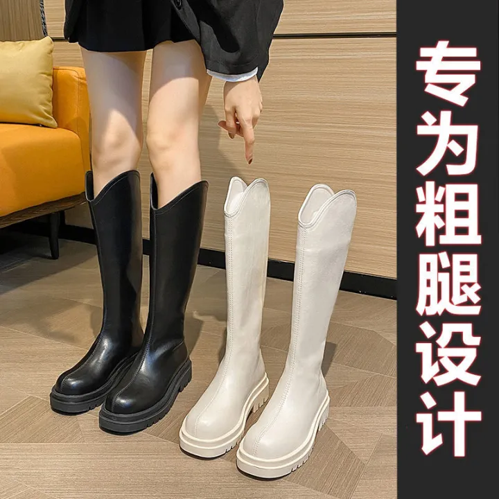 Super Big Tube Circumference Women S Boots Knight Boots Female Thick