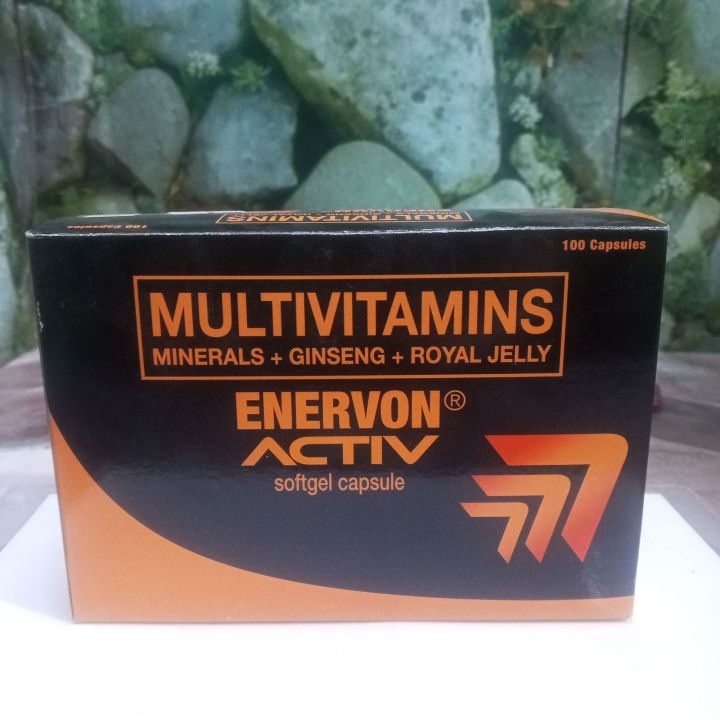 Enervon Activ Multivitamins Minerals Ginseng Royal Jelly 1 Softgel Capsule Lazada Ph 0524