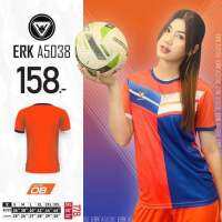 Eureka เสื้อกีฬาคอกลม เสื้อกีฬา-ERK-A5038 เนื้อผ้าเป็นผ้าโพลีเอสเตอร์ และพิมพ์ระบบดิจิตอล ซับบลิเมชั่น