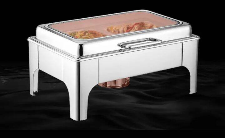 9L Hydraulic Chafing Dish – Silver SINGLE main image 0