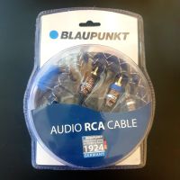 สายสัญญาณ RCA BLAUPUNKT รุ่น RC2-30S สายทองแดงแท้ ขนาดความยาว 3เมตร   แพค 1 ชุด (บราวฟุ้ง)