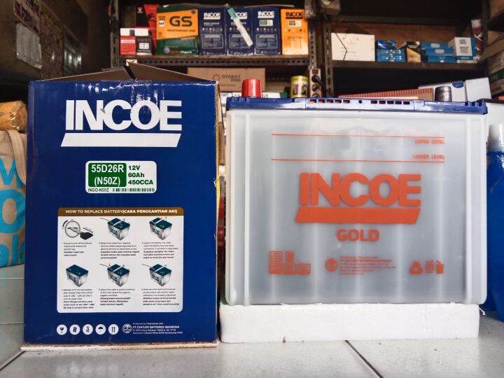 AKI TRUCK. COLT DIESEL. INCOE GOLD (N50Z) 12V 60Ah | Lazada Indonesia