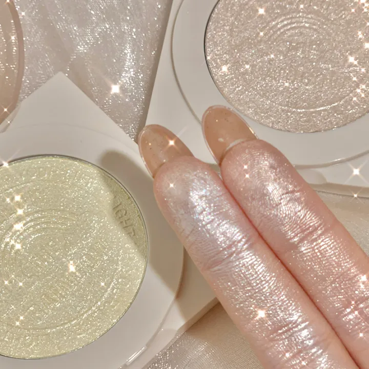 XIXI powder cake magic threedimensional highlighter powder Side face brightening repair disk