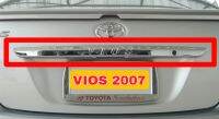 คิ้วท้าย ครอบคิ้วท้าย ฝาครอบคิ้วท้าย Nissan Almera 2012 &amp; Vios 2007 งานไทย สีโครเมี่ยม มาพร้อมกาว3Mแท้ ติดแน่นไม่หลุด ทนทาน