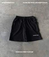 Blank Grey Mood Logo Shorts Black Unisex Free Size กางเกงขาสั้นชายหญิง