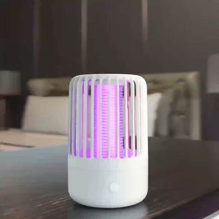 Electric mosquito killer lamp USB rechargeable Mute 24h work Nontoxic