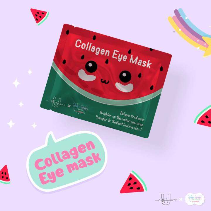 Collagen eye mask Collagen lip mask yeppu yeppu x umaskerin Lazada Indonesia