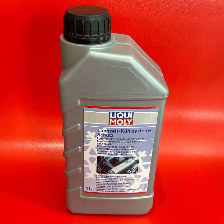 น้ำยาหล่อเย็น-น้ำสีฟ้า-liqui-moly-long-life-antifreeze-summer-coolant-1l-สูตรเข้มข้น-ขวดละ-1-ลิตร-ผสมน้ำ-1-ลิตร