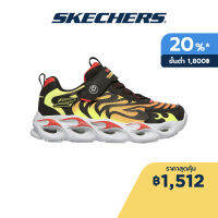 Skechers สเก็ตเชอร์ส รองเท้าเด็กผู้ชาย Boys Shoes - 400106L-BKRD Easy Tape, Lights, Lightweight, On/Off Button