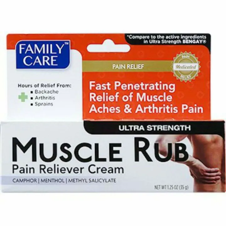 MUSCLE RUB PAIN RELIVER CREAM FAMILY CARE 35g | Lazada PH