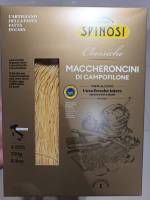 Spinosi Classiche Maccheroncini 250g.คลาสสิค แมคเคอรอนชนี่ เส้นพาสต้า จากแป้งข้าวสาลีดูรัมผสมไข่ 250กรัม