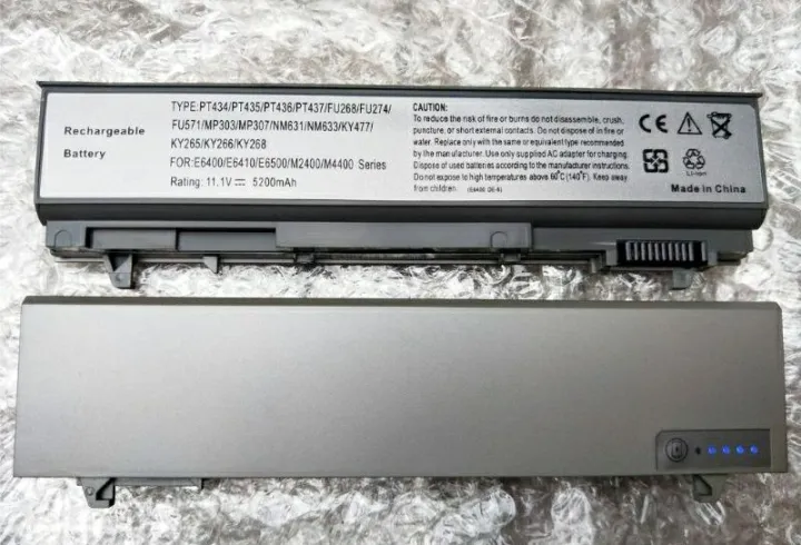 ○ E6400 For Dell Latitude E6410 E6500 Precision M2400 M4500 M6400 W1193 KY265 PT434 Laptop Battery | Lazada PH ○ E6400 For Dell Latitude E6410 E6500 Precision M2400 M4500 M6400 W1193 KY265 PT434 Laptop Battery | Lazada PH