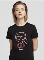 Karl Lagerfeld Karl Logo T shirt เสื้อยืด มี2สี ขาว ดำ