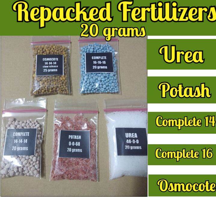 Affordable Fertilizer, trial pack Urea, Complete 14, Complete 16