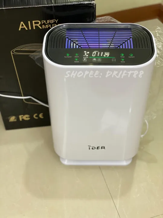 Air Purifier with UV Light 5 Stage Filtration HEPA Filter ,Timer, LCD
