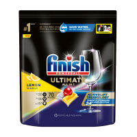 [เก็บโค้ดส่งฟรี] Finish dishwasher Quantum Ultimate Powerball lemon 70tabs ฟินิช​ ผลิตภัณฑ์ล้างจานชนิดก้อน สำหรับเครื่องล้างจานอัตโนมัติ​ กลิ่น​เลมอน​ 70ก้อน