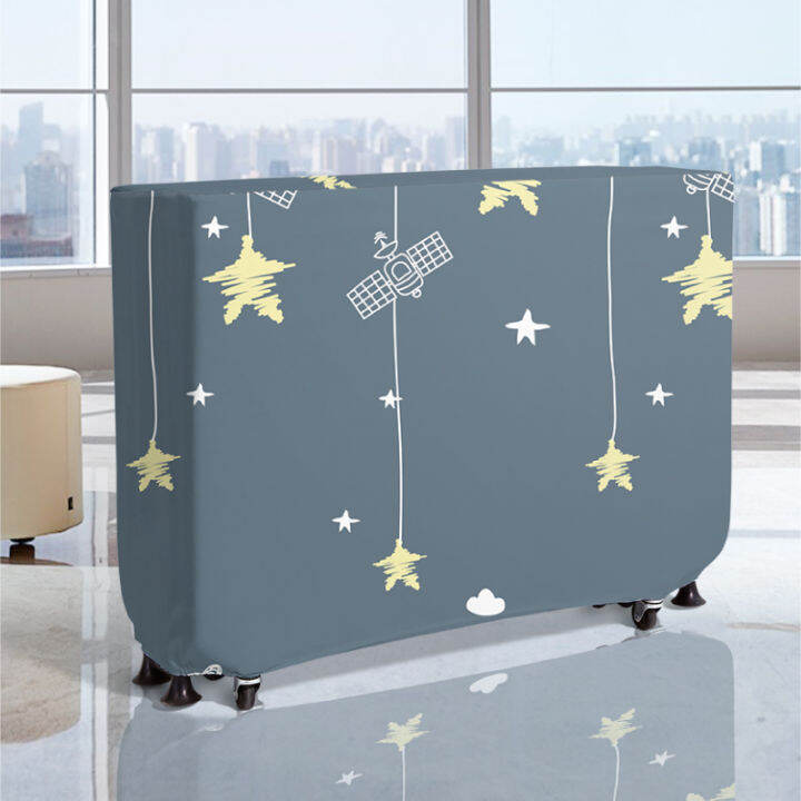 Folding Bed Dust Cover Office Single Lunch Break Bedspread Protective