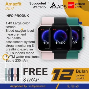 Harga amazfit best sale bip u