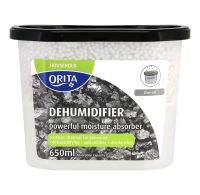 orita กล่องดูดความชื้นผสมถ่าน ลดกลิ่นอับ โอริต้า ORITA dehumidifer 650 ml ช่วยในการดูดซับกลิ่นไม่พึงประสงค์และความชื้น